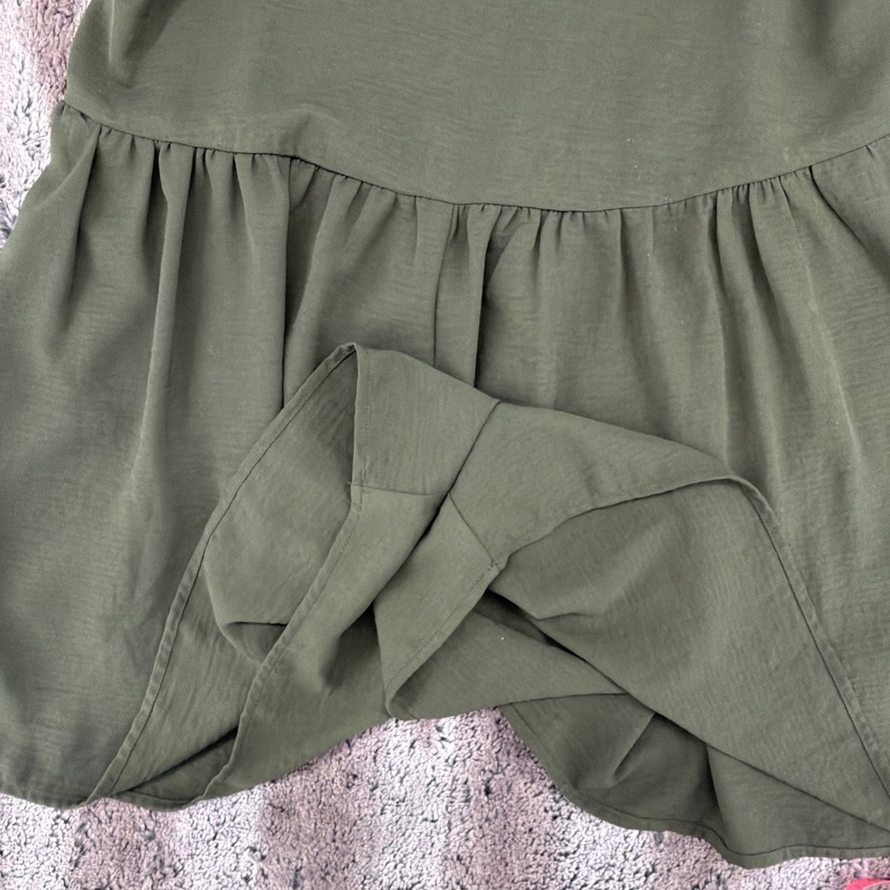 Urban Outfitters Romper Women's M Green Sleeveless Tie Strap Boho Girlcore Chic - Picture 6 of 7